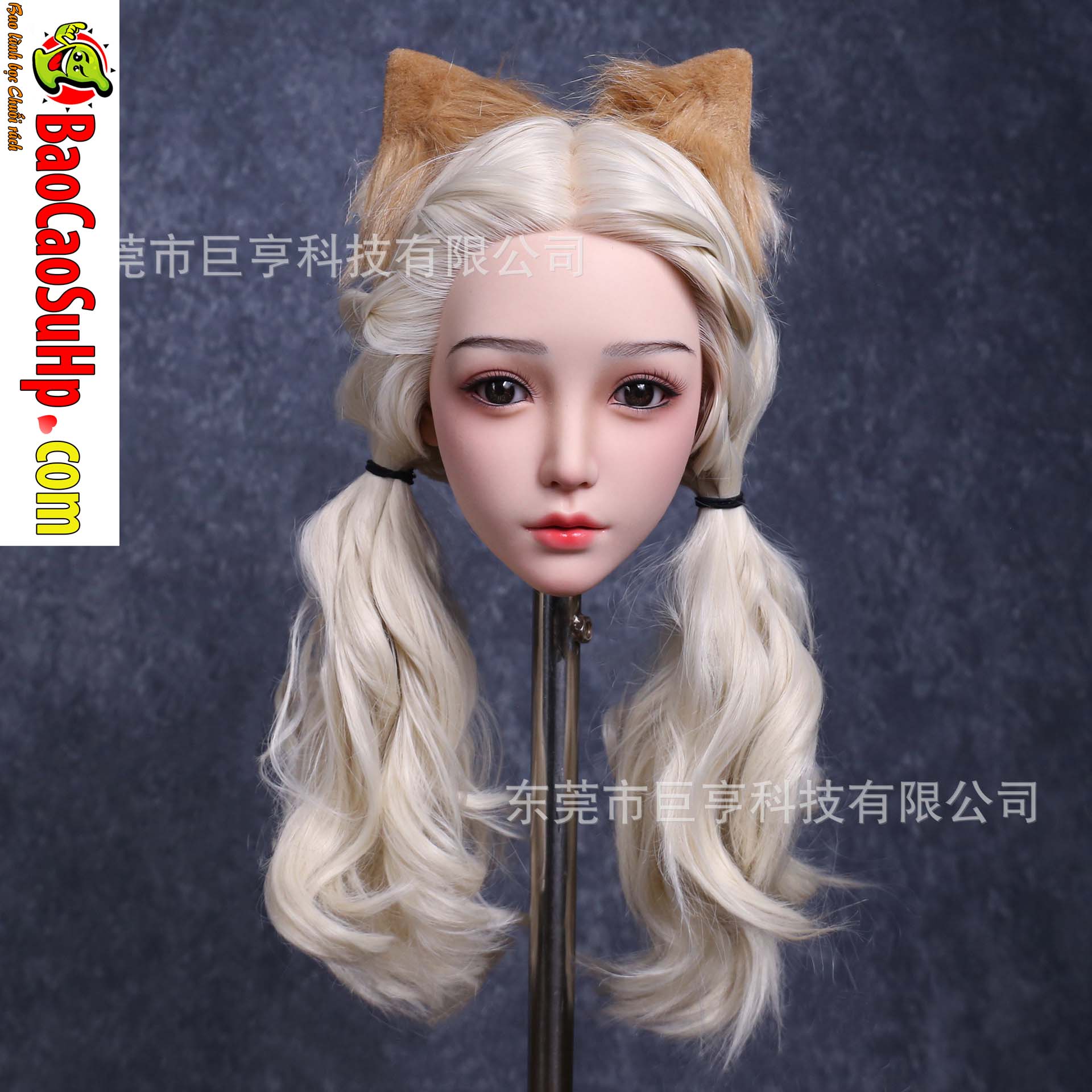 Dau bup be tinh duc Full Silicone co the tuy chinh mieng cay toc SSS 1805b2 12 - Đầu búp bê tình dục Full Silicone có thể tùy chỉnh miệng cấy tóc SSS 1805b2 3kg