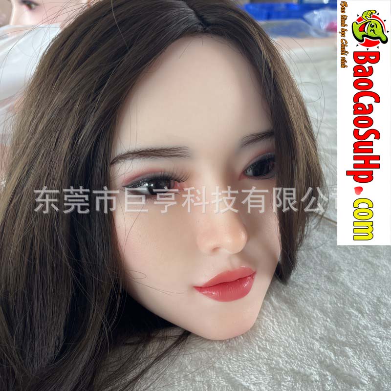 Dau bup be tinh duc Full Silicone co the tuy chinh mieng cay toc SSS 1805b2 17 - Đầu búp bê tình dục Full Silicone có thể tùy chỉnh miệng cấy tóc SSS 1805b2 3kg