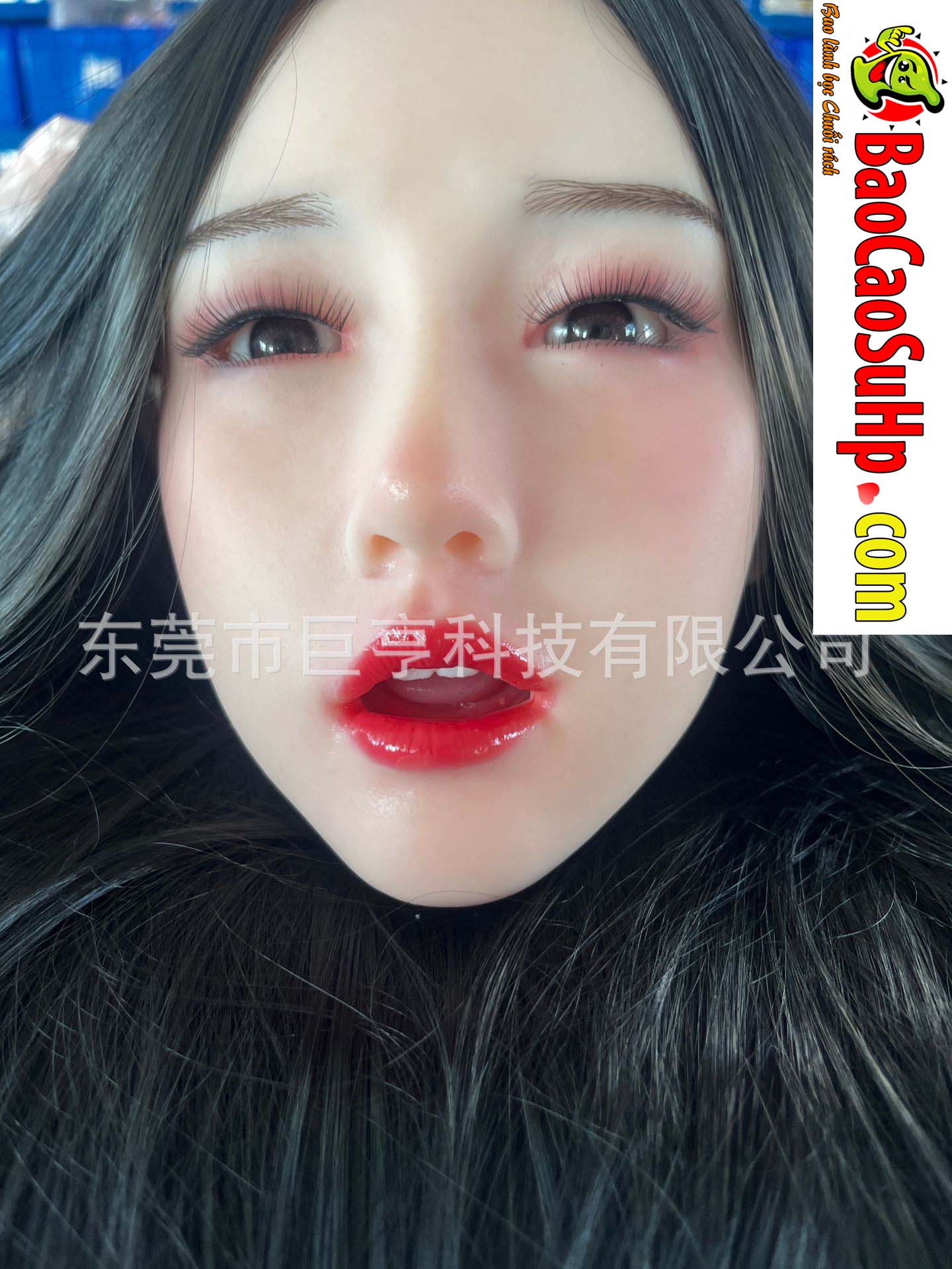 Dau bup be tinh duc Full Silicone co the tuy chinh mieng cay toc SSS 1805b2 21 - Đầu búp bê tình dục Full Silicone có thể tùy chỉnh miệng cấy tóc SSS 1805b2 3kg