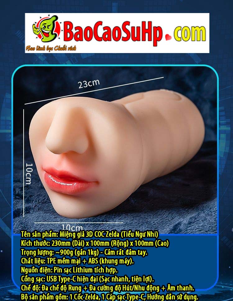 Mieng gia nguyen khoi sieu thuc Rung Ren 3D COC Zelda 13 - Miệng Giả Nguyên Khối Siêu Thực COC Zelda: Đỉnh Cao Của Nghệ Thuật "Deep Throat" Công Nghệ Số