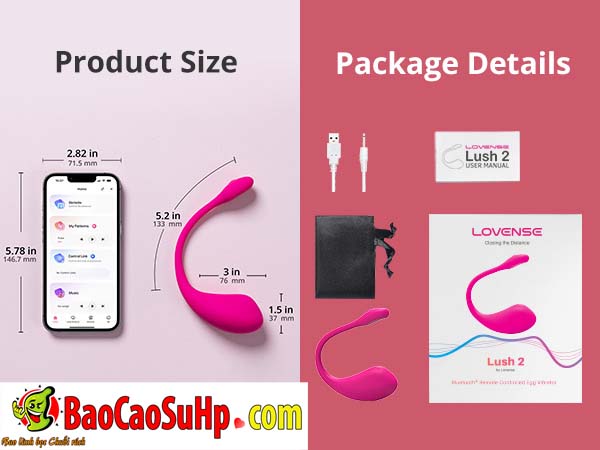 Review may rung Lovense Lush Ket noi app rung theo nhac 3