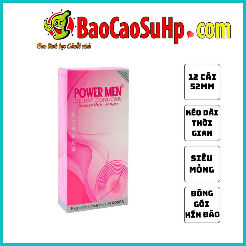 Bao cao su POWER MEN SUPER THIN LONGER sieu mong tron 5 chat keo dai 3 - Bao cao su POWER MEN SUPER THIN LONGER siêu mỏng trơn 5% chất kéo dài Bao cao su POWER MEN SUPER THIN LONGER sieu mong tron 5 chat keo dai 3 - Bao cao su POWER MEN SUPER THIN LONGER siêu mỏng trơn 5% chất kéo dài