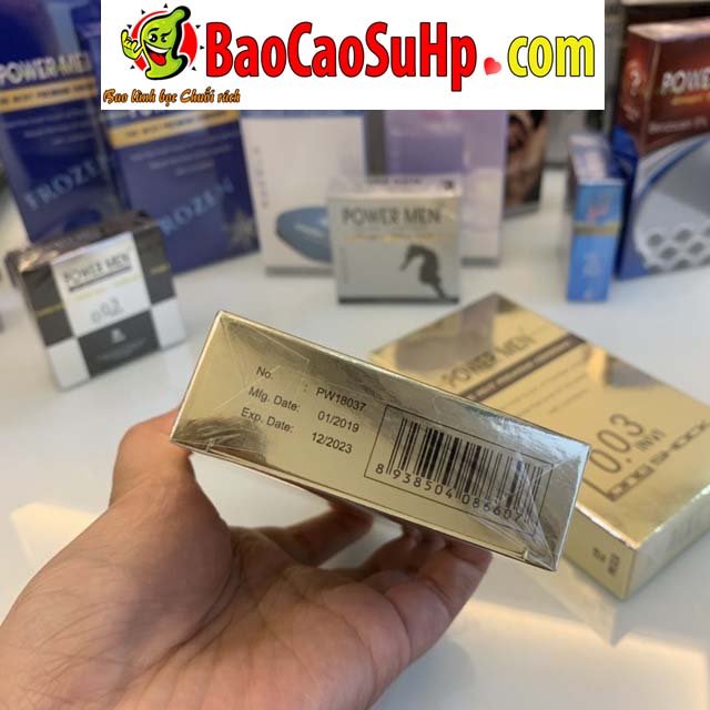 Bao cao su Power Men 003 Invi Long Shock 2 - Bao Cao Su Power Men 0.03 Invi Long Shock siêu mỏng siêu bền bỉ 7% kéo dài Bao cao su Power Men 003 Invi Long Shock 2 - Bao Cao Su Power Men 0.03 Invi Long Shock siêu mỏng siêu bền bỉ 7% kéo dài