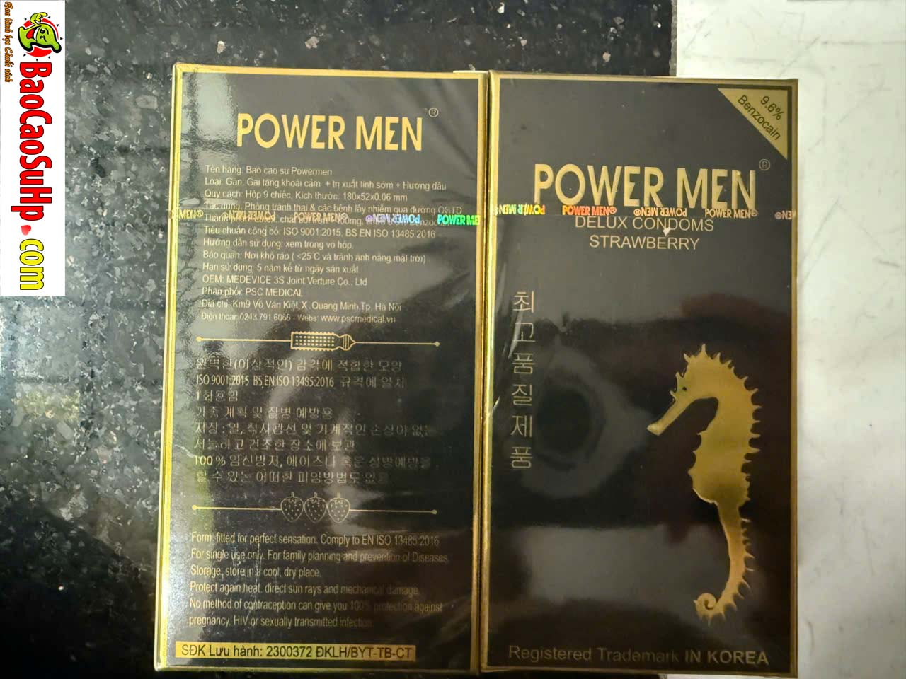 Bao cao su Powermen STRAWBERRY longer 10 - Bao cao su Powermen STRAWBERRY longer gân gai hương dâu 9,6% Benzocain Bao cao su Powermen STRAWBERRY longer 10 - Bao cao su Powermen STRAWBERRY longer gân gai hương dâu 9,6% Benzocain