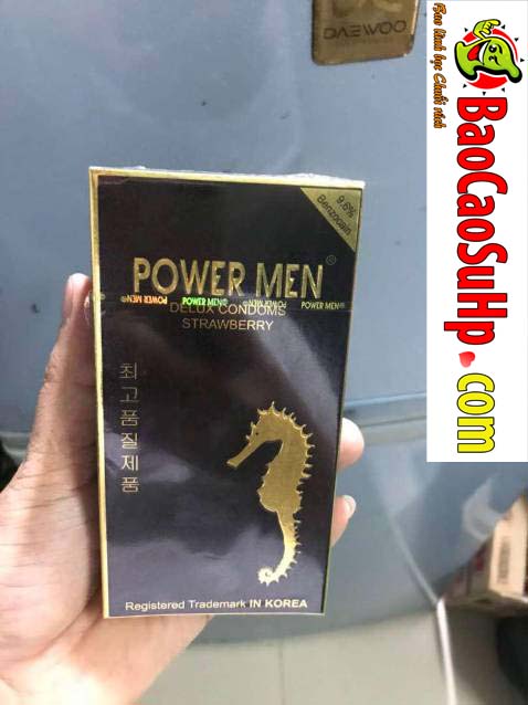 Bao cao su Powermen STRAWBERRY longer 8 - Bao cao su Powermen STRAWBERRY longer gân gai hương dâu 9,6% Benzocain Bao cao su Powermen STRAWBERRY longer 8 - Bao cao su Powermen STRAWBERRY longer gân gai hương dâu 9,6% Benzocain