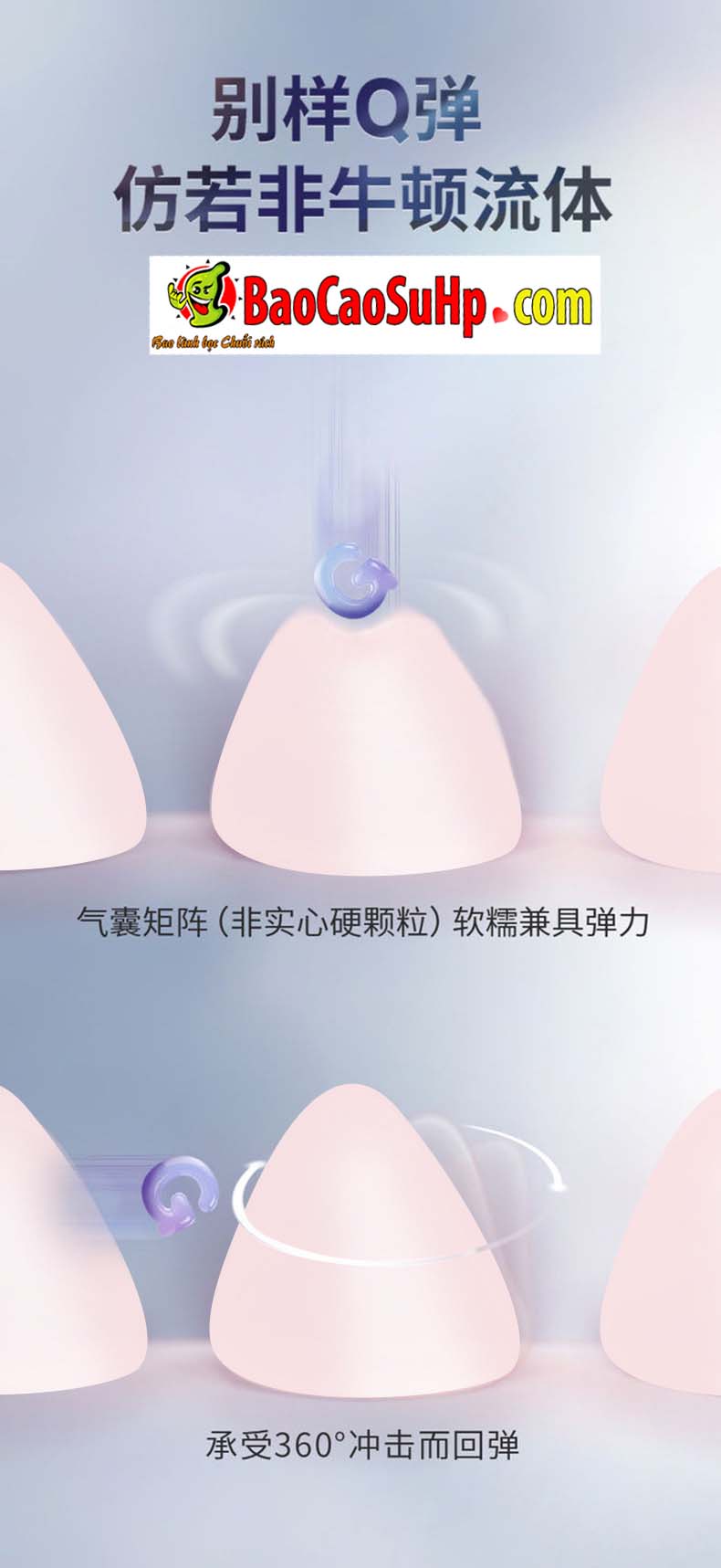 Bao cao su olo 0.01mm tui khi diem G donut massage 11 - Bao cao su olo 0.01mm túi khí điểm G donut massage hạt cực khoái cho nam