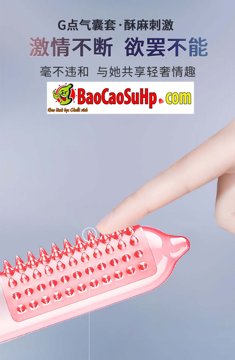 Bao cao su olo 0.01mm tui khi diem G donut massage 13 - Bao cao su olo 0.01mm túi khí điểm G donut massage hạt cực khoái cho nam