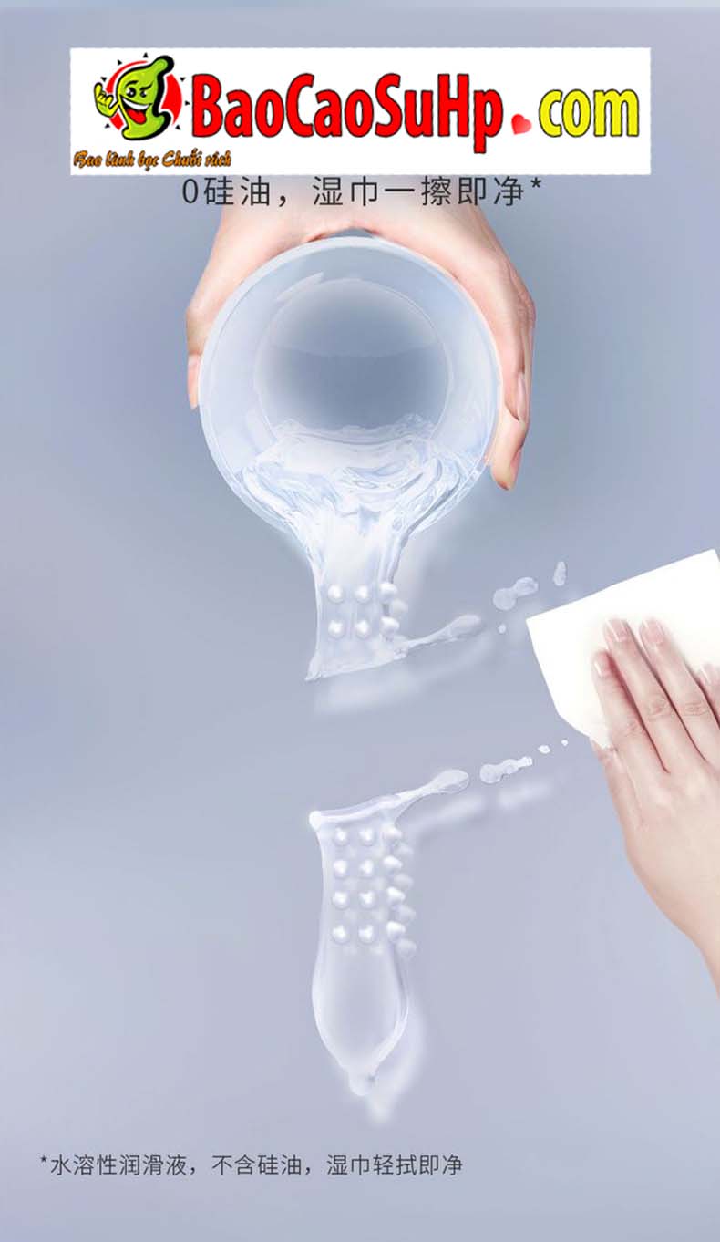 Bao cao su olo 0.01mm tui khi diem G donut massage 21 - Bao cao su olo 0.01mm túi khí điểm G donut massage hạt cực khoái cho nam