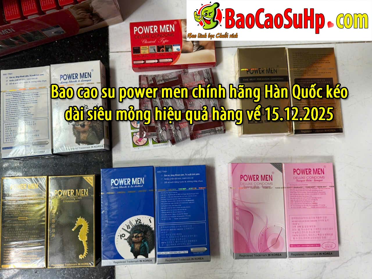 Bao cao su power men chinh hang Han Quoc keo dai sieu mong hieu qua hang ve 15.12 Bao cao su power men chinh hang Han Quoc keo dai sieu mong hieu qua hang ve 15.12