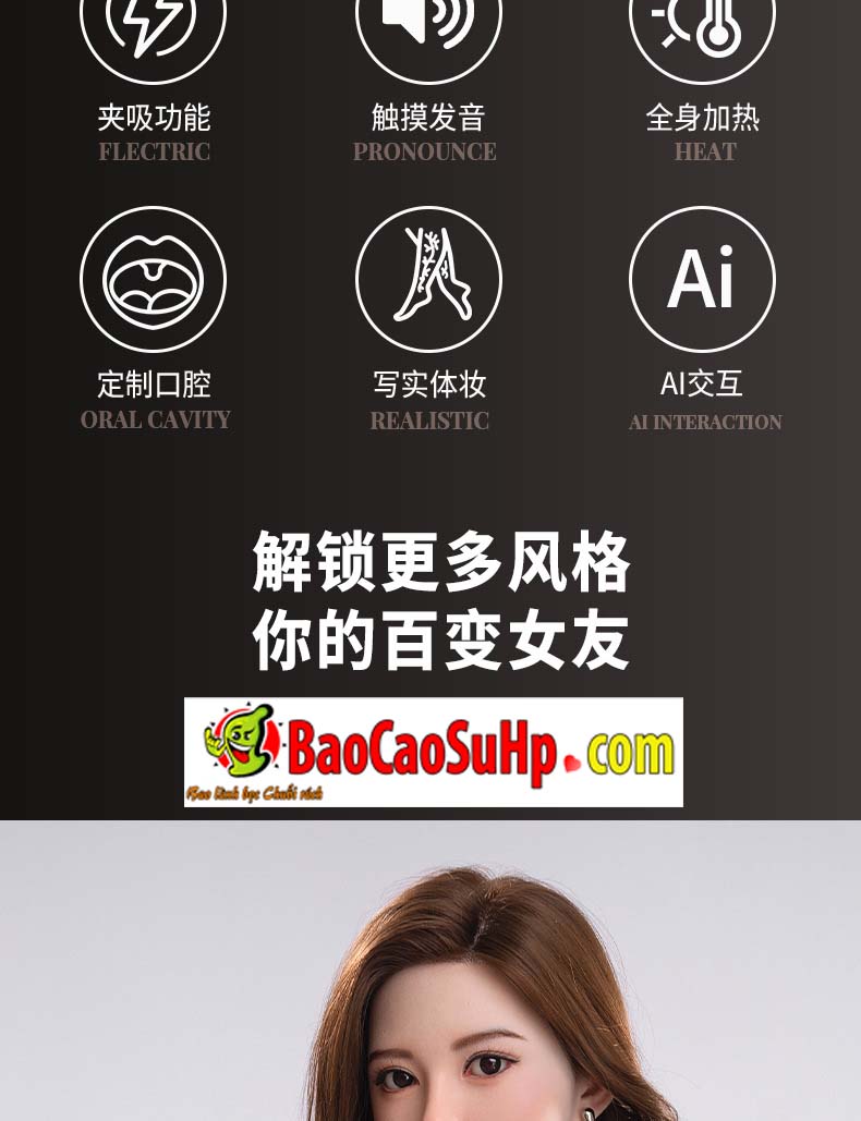 Bup be tinh duc Full silicone Ha Vu Nhi nguc 21 - Búp bê tình dục Full silicone Hạ Vũ Nhi ngực căng mọng trang điểm siêu thực giảm trọng lượng 1m59