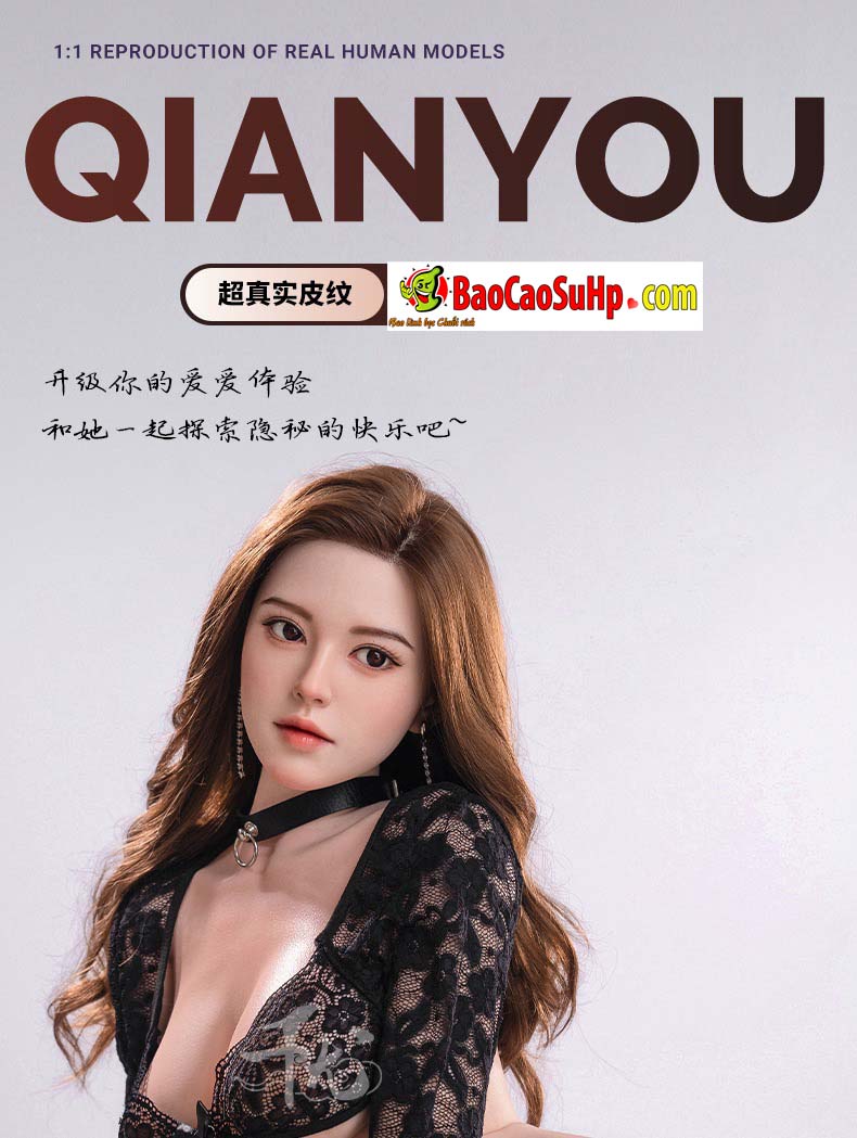 Bup be tinh duc Full silicone Ha Vu Nhi nguc 6 - Búp bê tình dục Full silicone Hạ Vũ Nhi ngực căng mọng trang điểm siêu thực giảm trọng lượng 1m59