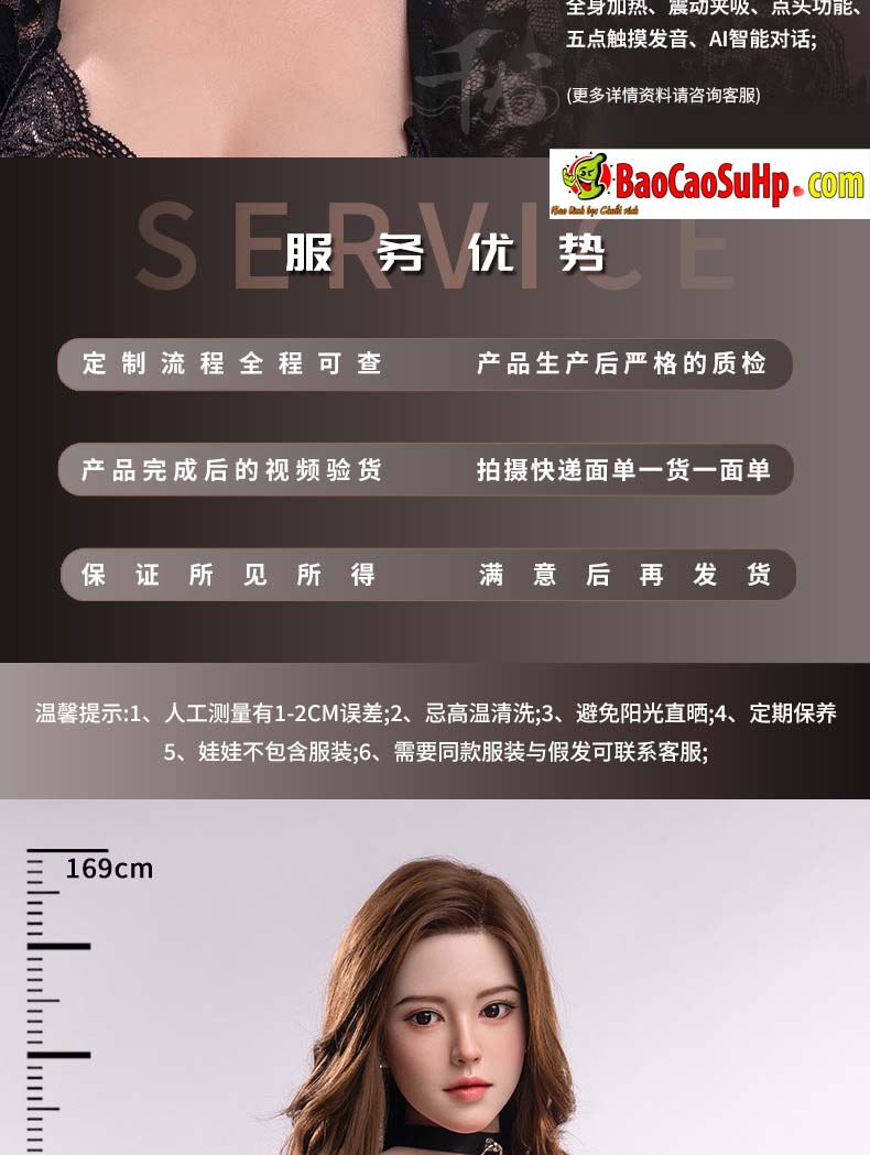 Bup be tinh duc Full silicone Ha Vu Nhi nguc 9 - Búp bê tình dục Full silicone Hạ Vũ Nhi ngực căng mọng trang điểm siêu thực giảm trọng lượng 1m59