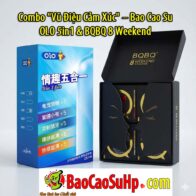 Combo "Vũ Điệu Cảm Xúc" – Bao Cao Su OLO 5in1 & BQBQ 8 Weekend