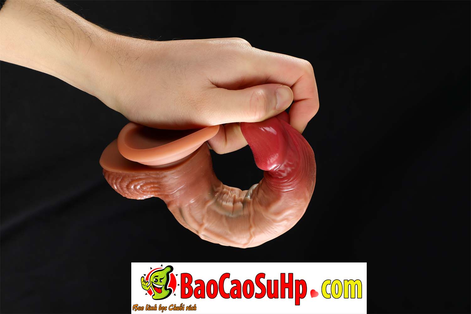 anh chup Duong vat gia Mizzzee Hessius Silicone 13 - Dương vật giả Mizzzee Hessius Silicone gân nổi 3D mềm mại