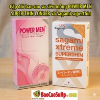 Review bao cao su Powermen màu hồng (Super Thin Longer) mỏng kết hợp với kéo dài: Phiên bản nâng cấp.