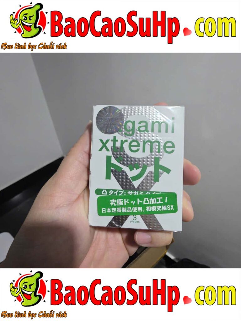 Bao cao su Sagami Xtreme White dot (Nhật bản) - cảm xúc tăng cường từ những "hạt ngọc trai" 3C