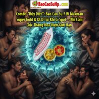 Combo "Hủy Diệt": Bao Cao Su 7 Bi Maxman Super Gold & OLO Túi Khí G-Spot – Khi Cảm Xúc Thăng Hoa Vượt Giới Hạn