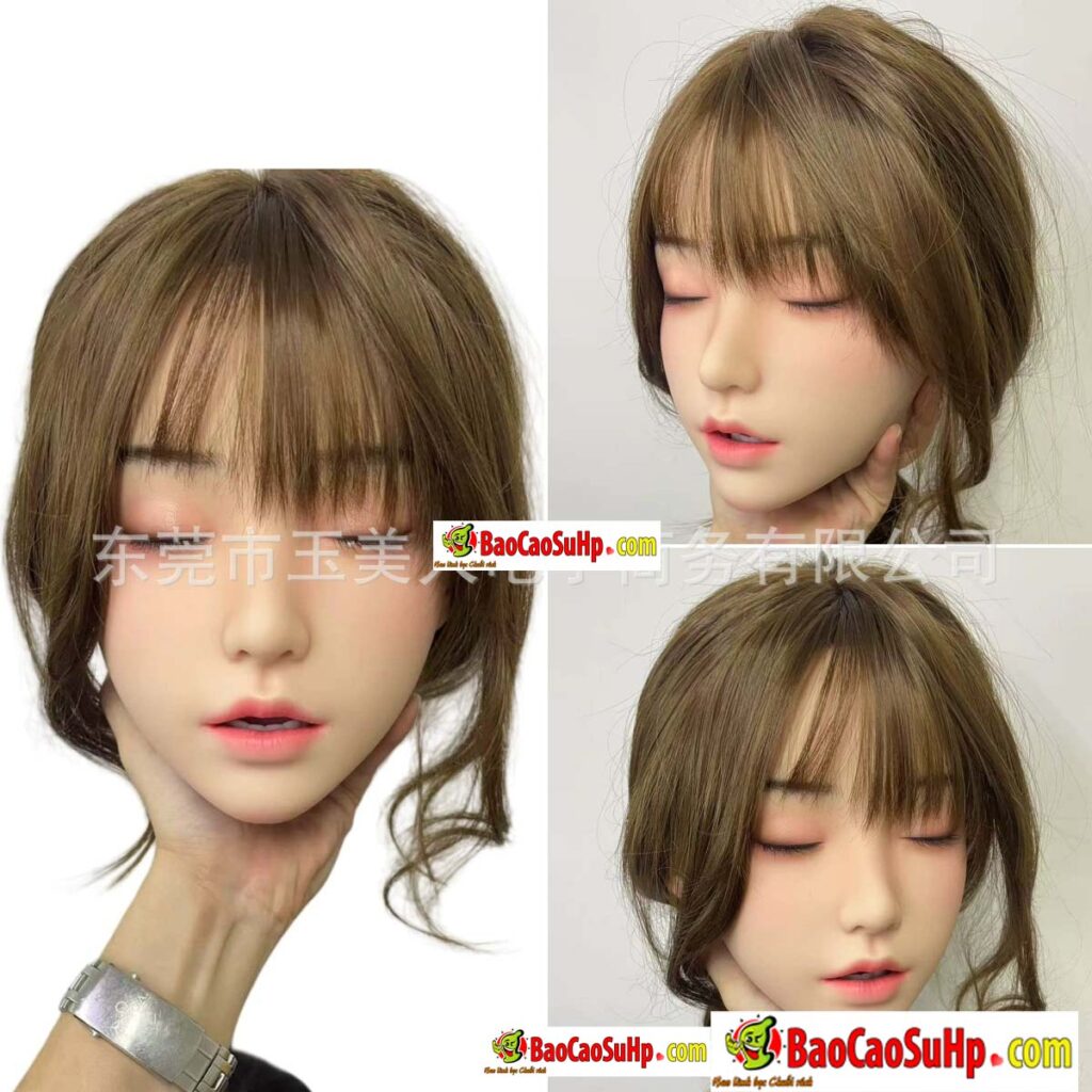 Đầu búp bê tình dục Full Silicone Kanna công chúa nhắm mắt xinh đẹp