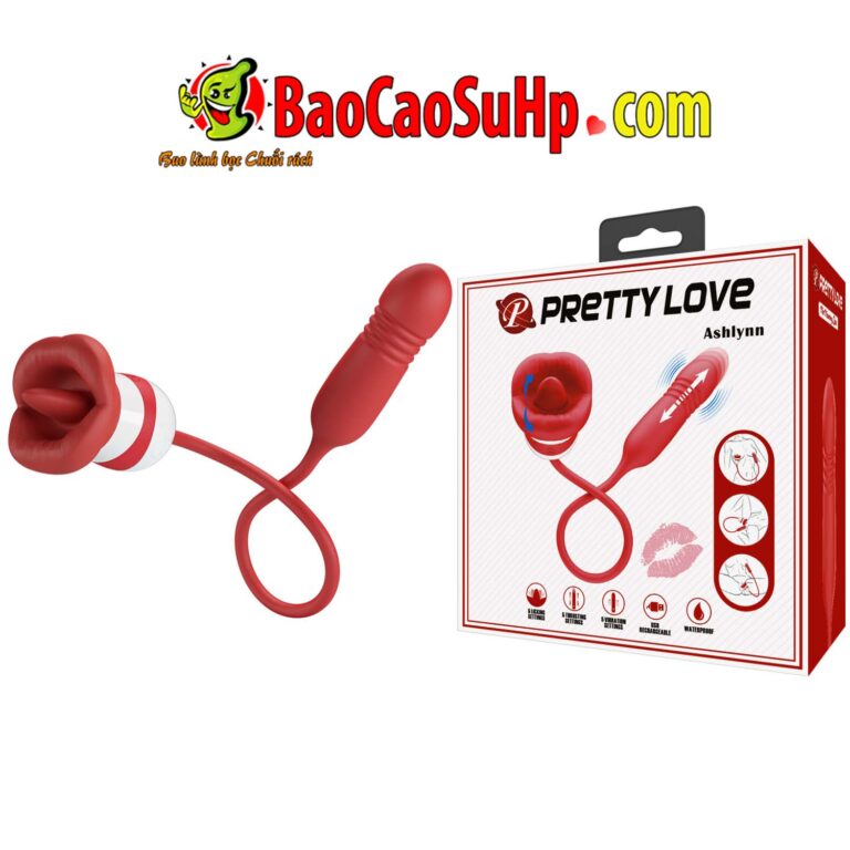 Trứng Rung Prettylove 2 Đầu Ashlynn (BI-300075) – Đỉnh Cao Của Sự "Chiều Chuộng" Kép