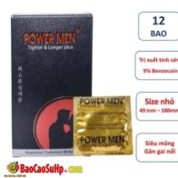 Bao cao su Powermen TIGHTER & LONGER plus Gân gai kéo dài ôm khít Size Việt