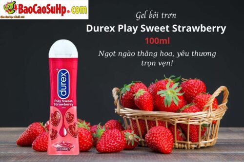 Gel Bôi Trơn Durex Play Sweet Strawberry 100ml: Vị Dâu Ngọt Ngào Cho Cuộc Yêu Thăng Hoa
