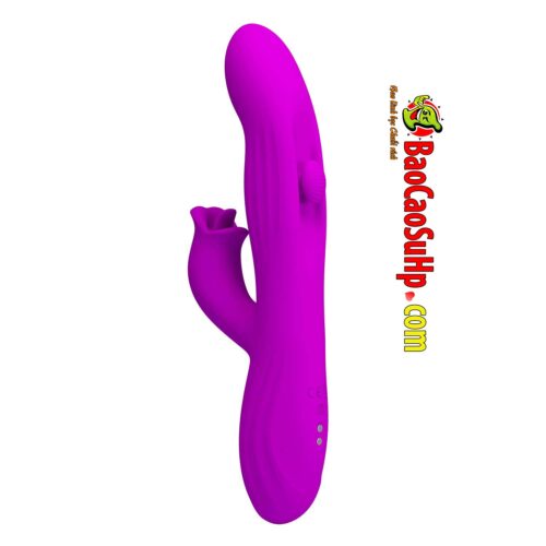 Dương vật giả lưỡi liếm LCD Yalanda full Silicone Rung xoay BW-500111