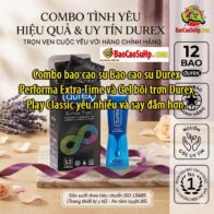 Trải Nghiệm Thăng Hoa Cùng Combo Durex Performa Extra Time & Gel Durex Play Classic