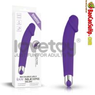 Dương vật giả cầm tay mini Lovetoys LV430202 Hanabira Rung Full silicone