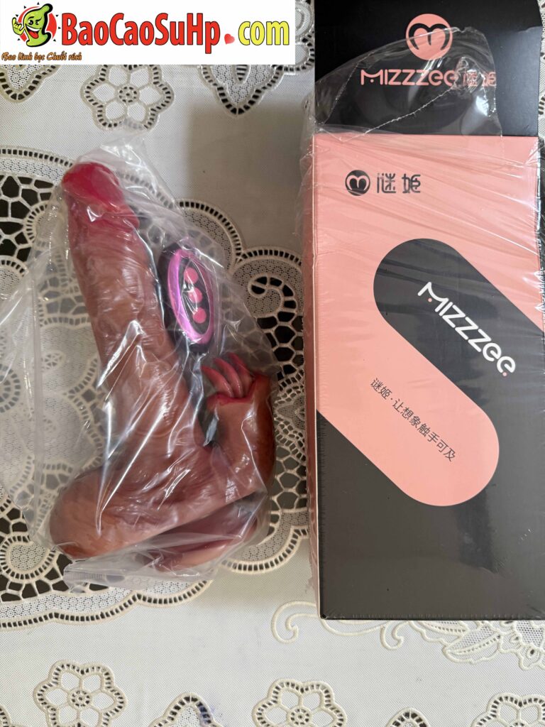 Duong vat gia Silicone dong dat Mizzzeee Amalthea rung thut co 3 luoi liem