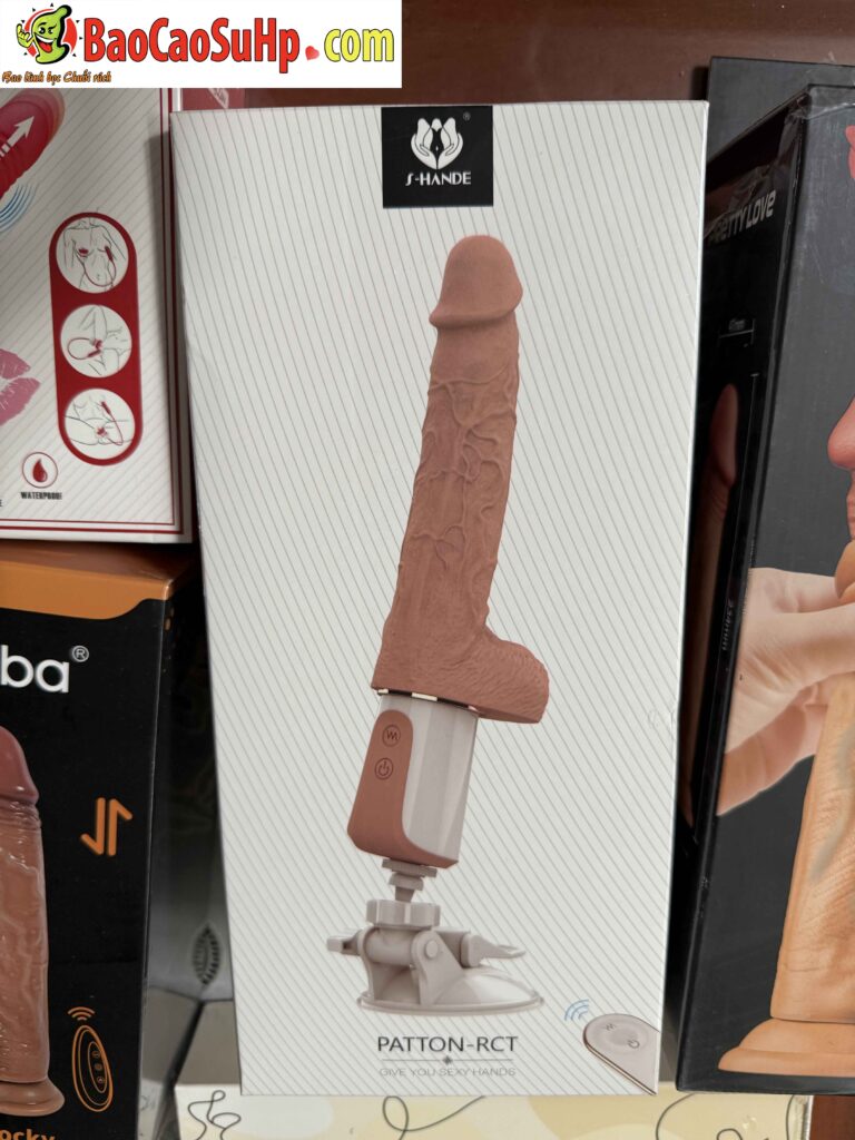 Video giới thiệu dương vật giả đóng đất Silicone 360 rung thụt Shande S269 Porphyria