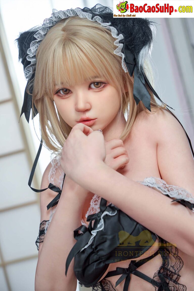 Búp bê tình dục Full Silicone Irontech Anime Maid Sex Doll 161cm T3 Yami Neko Meidō Natural Skin