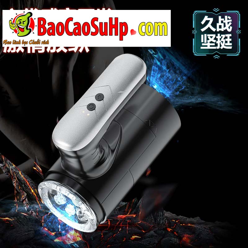 Cốc thủ dâm tự động Black Mark thụt lên xuống nhỏ gọn mạnh mẽ RC-015