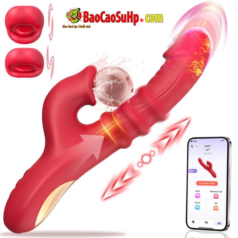 Dương vật giả tự động APP rung thụt có lưỡi liếm Amazon ZQ069 Basalt