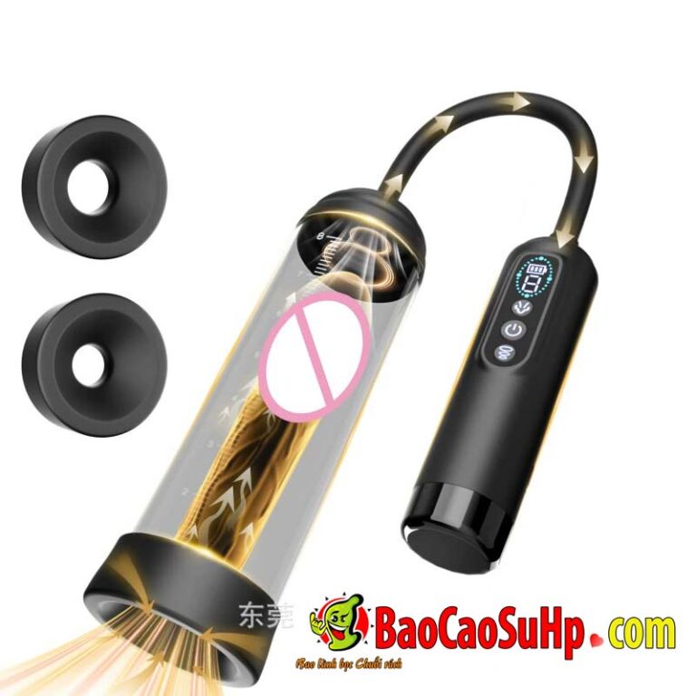 Máy tập luyện làm to cậu bé hút chân không Black Rennes hỗ trợ cương to dài hơn.
