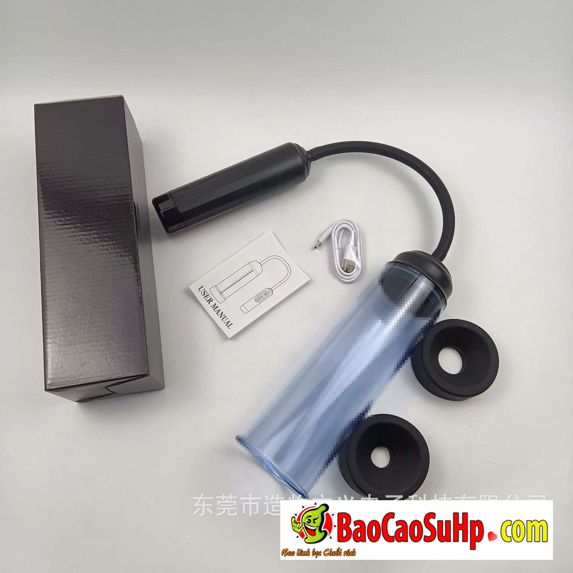 Máy tập luyện làm to cậu bé hút chân không Black Rennes hỗ trợ cương to dài hơn.