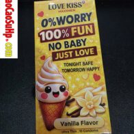 Bao cao su LOVE KISS MAXXMEN Vanilla hộp 10 cái – Siêu mỏng 0.02mm, hương thơm ngọt ngào