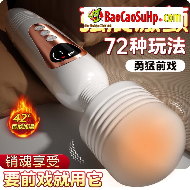 Chày rung phát nhiệt Mizzzee Happy Life White Firebaby giá rẻ rung mạnh
