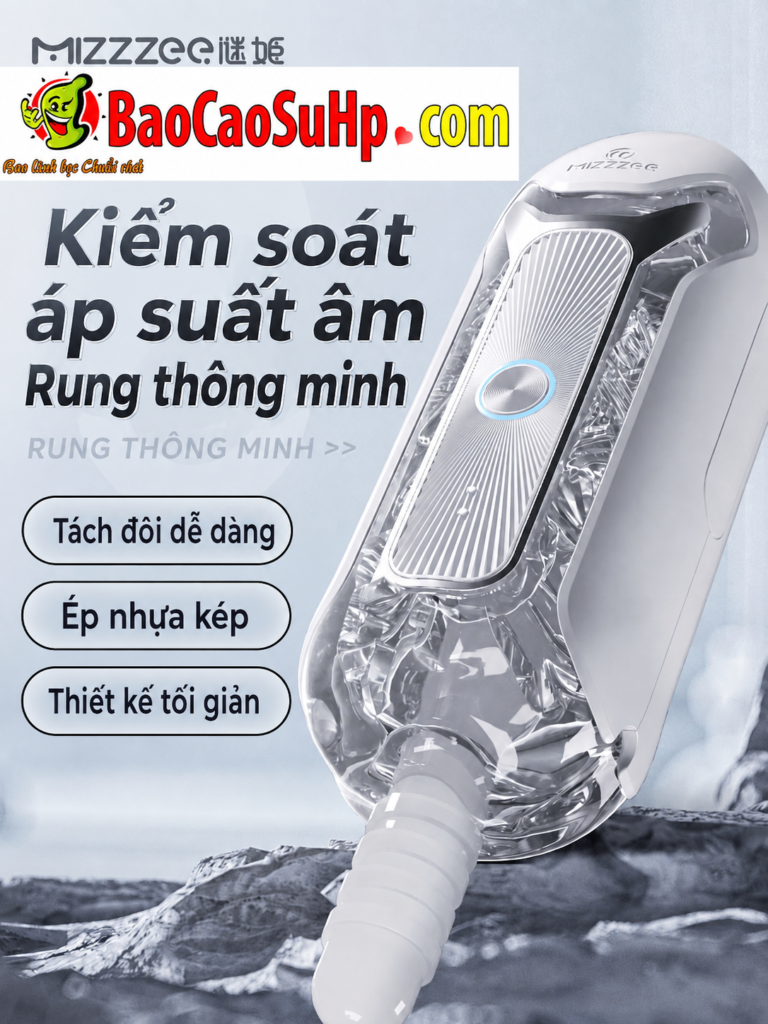 Cốc thủ dâm cao cấp trong suốt Mizzzee Devourer-X TPE mềm mại