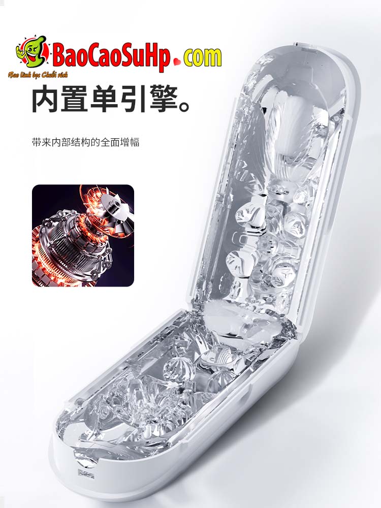 Cốc thủ dâm cao cấp trong suốt Mizzzee Devourer-X TPE mềm mại