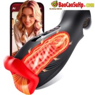 Cốc thủ dâm điều khiển APP miệng rung mút Walrus 2in1 tập luyện cậu bé