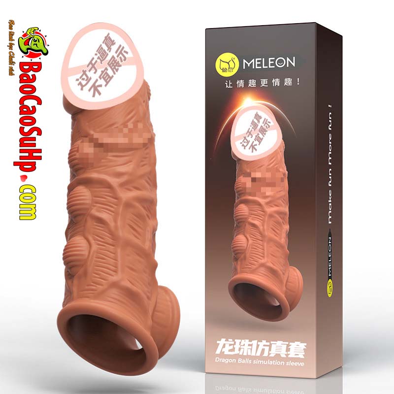 Bao cao su donden Dragon Pattern Bi gai nổi có rung mềm mại TPE