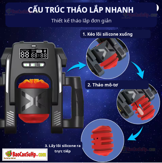 Cốc thủ dâm tự động thụt lên xuống Coc Hawthorne nhỏ gọn mạnh mẽ - Ảnh 2