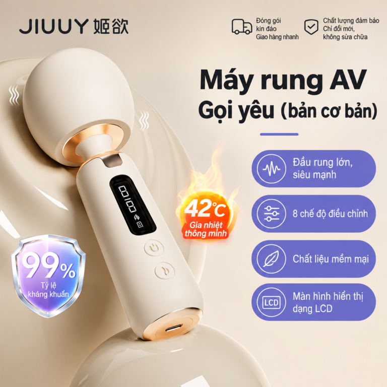 Video giới thiệu chày rung đầu to siêu rung thế mới Jiuuy Ravenscroft tại baocaosuhp