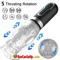 Cốc âm đạo tự động dạng miệng rung thụt lên xuống Jessica Thrusting 25mm