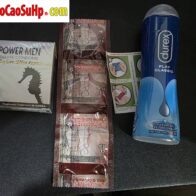 Combo bao cao su 3c cá ngựa trắng longerplus và gel bôi trơn durex cơ động giá tốt