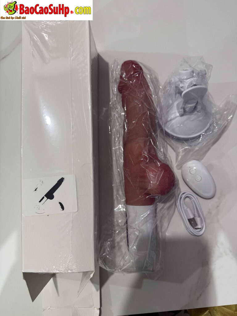 Duong vat gia silicone Baker dieu khien tu xa, thut rung, de hut