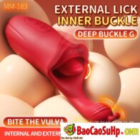 Lưỡi liếm kích thích Sena 2in1 Massage và giúp bạn tự sướng Silicone