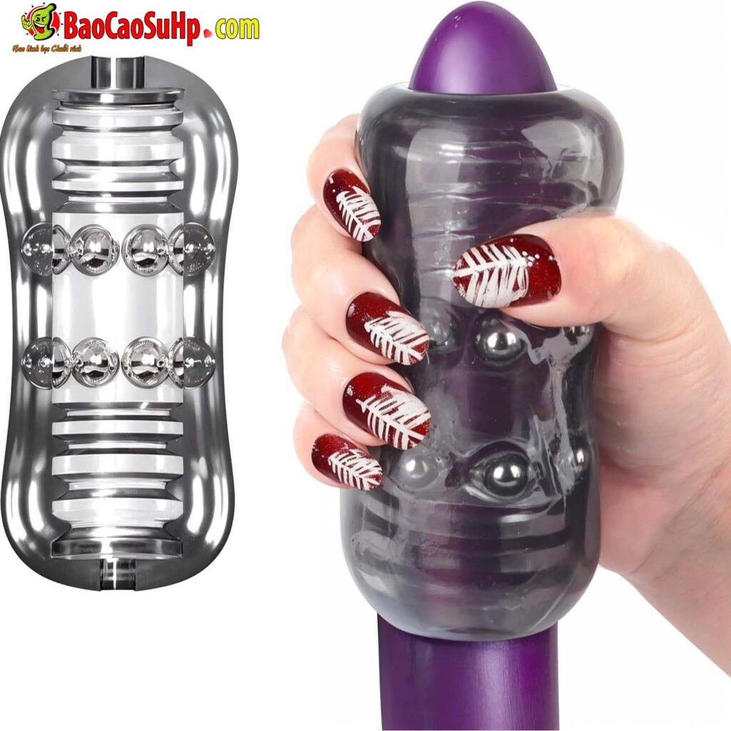Âm đạo giả trong suốt cầm tay có bi Amagiri nhỏ gọn hiệu quả
