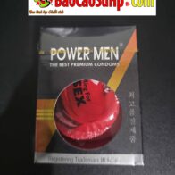 Bao cao su Powermen Ranger 200% phôi tròn gân gai, kéo dài thời gian, trị xuất tinh (Hộp 3 chiếc)