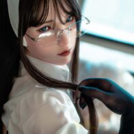 Búp bê tình dục Silicone Irontech Kurotsuki Mio nữ tu sĩ nóng bóng 162cm Minus S37